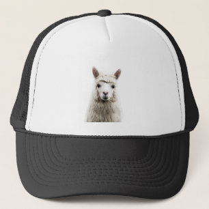White Alpaca Trucker Pet