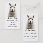 White Alpaca Visitekaartje (Voorkant / Achterkant)
