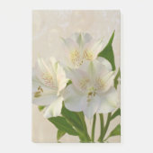 White Alstomeria Flowers Post-it® Notes (Voorkant)