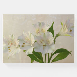 White Alstromeria Flowers Gastenboek