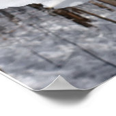 White Amaryllis and Snow II Poster (Hoek)