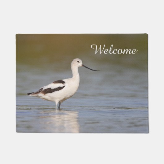 White American Avocet Deurmat (Voorkant)