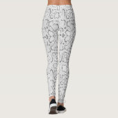 White Anaconda Snakeskin Leggings (Achterkant)