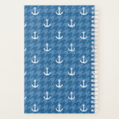White Anchor Pattern Planner (Achterkant)
