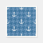 White Anchor Pattern Servet (Voorkant)