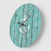 White Anchor Personaliseren Grote Klok (Hoek)