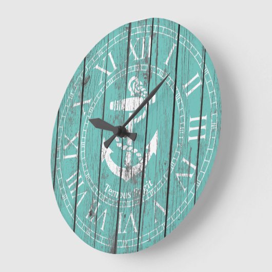 White Anchor Personaliseren Grote Klok (Hoek)