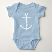 White Anchor Romper (Voorkant)