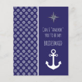 White Anchor zal je mijn Bridesmaid zijn (Voorkant)