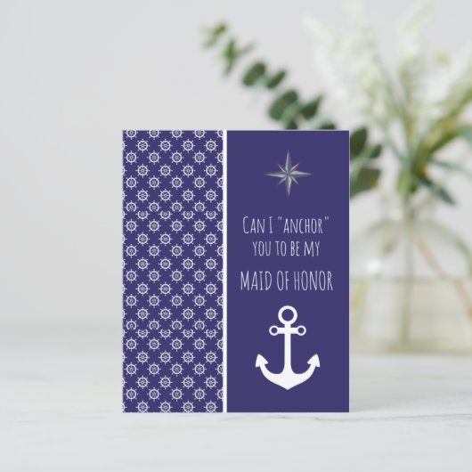 White Anchor zal je zijn mijn vriendin van eer zij (Staand voorkant)