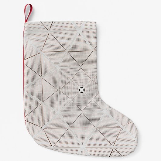 White and black illustration kleine kerstsok (Voorkant)