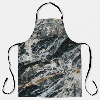 White and black rock formation schort