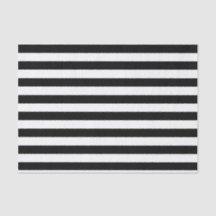 White and Black Stripes tissue papier