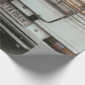 White and black surfboard cadeaupapier (Hoek)