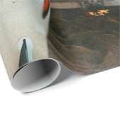 White and black surfboard cadeaupapier (Rol Hoek)