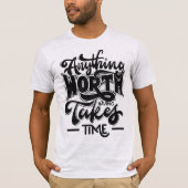 White and black Tshirt (Voorkant)