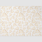 White and Gold Elegant Christmas Trees Tissuepapier (Voorkant)