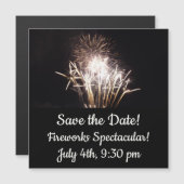 White and Gold Fireworks I Patriottic Celebration (Voorkant / Achterkant)