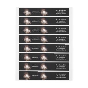 White and Gold Fireworks I Patriottic Celebration