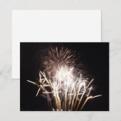 White and Gold Fireworks I Patriottic Celebration (Voorkant / Achterkant)