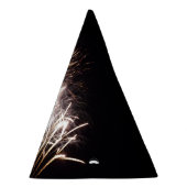 White and Gold Fireworks I Patriottic Celebration Feesthoedjes (Rechts)