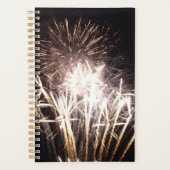 White and Gold Fireworks I Patriottic Celebration Planner (Voorkant)
