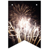 White and Gold Fireworks I Patriottic Celebration Vlaggetjes (Derde vlag)