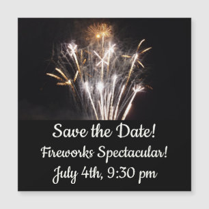 White and Gold Fireworks II Patriottic Celebration