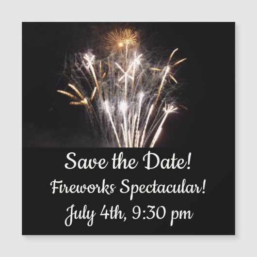 White and Gold Fireworks II Patriottic Celebration (Voorkant)