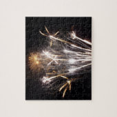 White and Gold Fireworks II Patriottic Celebration Legpuzzel (Verticaal)