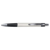 White and Gold Monogram Business Logo Pen (Achterkant)