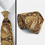 White and Gold Paisley Diamond 3d Style Neck Tie Stropdas<br><div class="desc">Refined Elegance in Gold & White Elevate your formal look with this Luxury Gold and White Faux Diamond Paisley Relief Jacquard Neck Tie. Designed for weddings and distinguished occasions, this tie blends timeless sophistication with radiant contrast, making it a standout accessory for grooms, groomsmen, and stylish guests. ✨ Key Features:...</div>