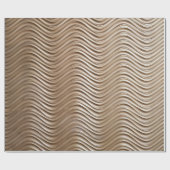 White and gray striped textile cadeaupapier (Vlak)