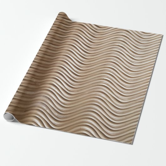 White and gray striped textile cadeaupapier (Uitgerold)