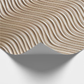 White and gray striped textile cadeaupapier (Hoek)