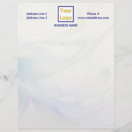 White and Icy Blue Smoke Briefhoofd