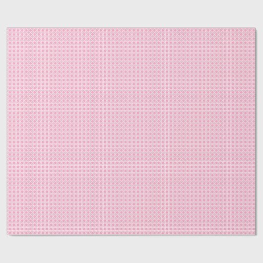 White and Pink Cane Webbing Cadeaupapier (Vlak)
