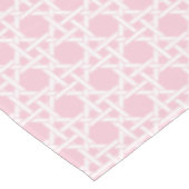 White and Pink Cane Webbing Tafelkleed (Gekanteld)