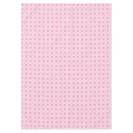 White and Pink Cane Webbing Tafelkleed