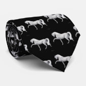 White Andalusians Horse Stropdas (Opgerold)