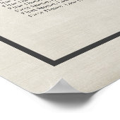 White Anemone Floral Wedding Seating Chart Poster (Hoek)