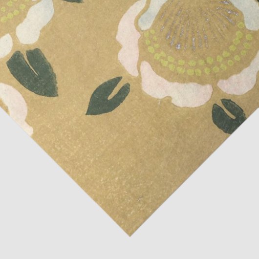 White Anemone Flowers Tissuepapier (Detail)