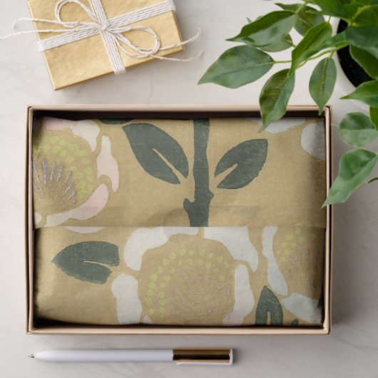 White Anemone Flowers Tissuepapier (Geschenk)