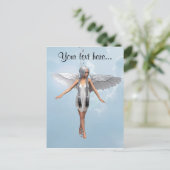 White Angel Briefkaart (Staand voorkant)