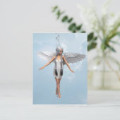 White Angel Briefkaart (Staand voorkant)