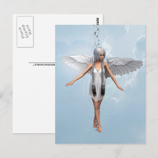 White Angel Briefkaart (Voorkant / Achterkant)