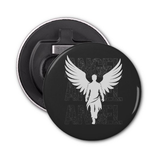 White Angel Button Flesopener (Voorkant)
