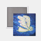 White Angel en Slapende Baby Magneet (Voorkant / Achterkant)