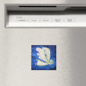 White Angel en Slapende Baby Magneet (Insitu (Vaatwasser))