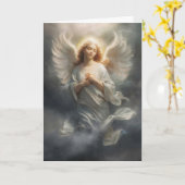 White Angel Kaart (Gele Bloem)